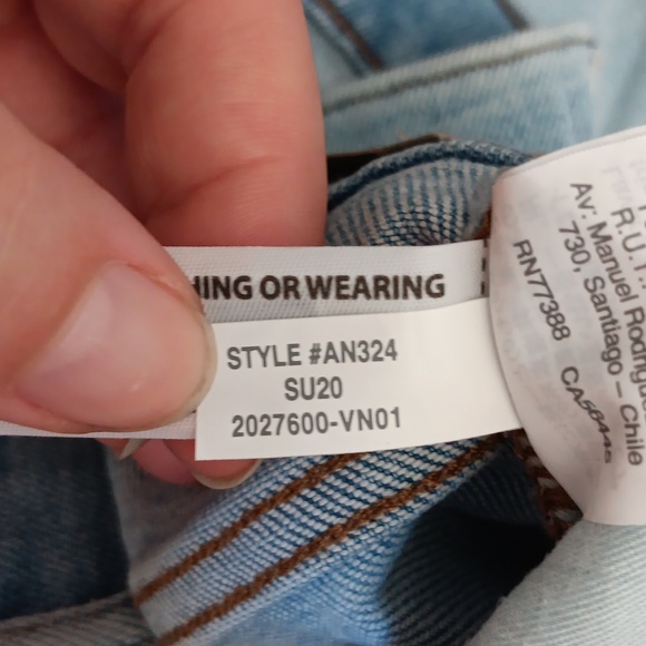 Madewell Mid-Rise Classic Straight Jeans in Wellingford Wash Size 32 NWT - Picture 5 of 8